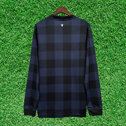 Camisa Manchester United II 13/14 Retrô Manga Longa