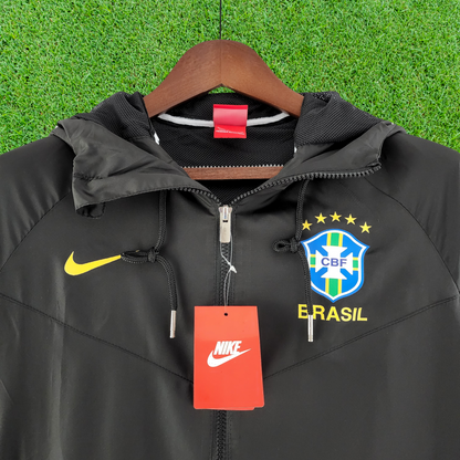 Brazil Black Windbreaker