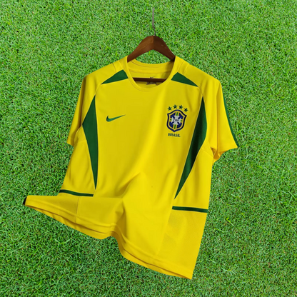 Brazil Home Jersey 2002 Retro