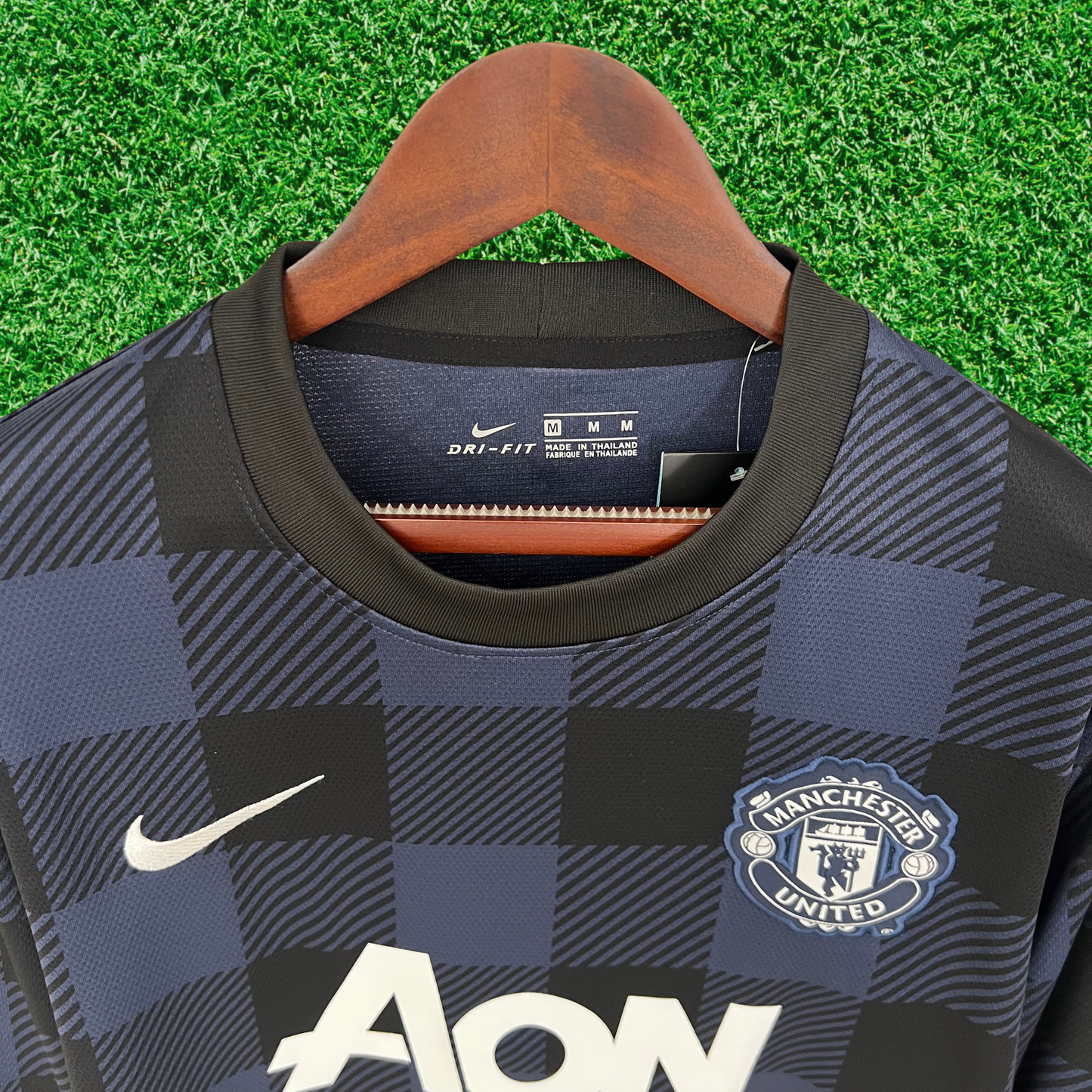 Camisa Manchester United II 13/14 Retrô Manga Longa