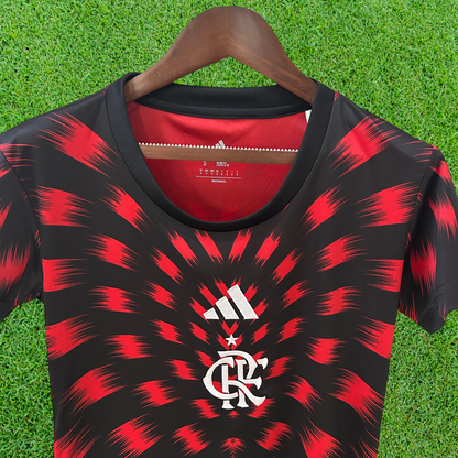 Camisa Flamengo Pré-Jogo 25/26 Feminina Torcedor