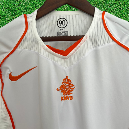 Netherlands Away Jersey 2004 Retro 
