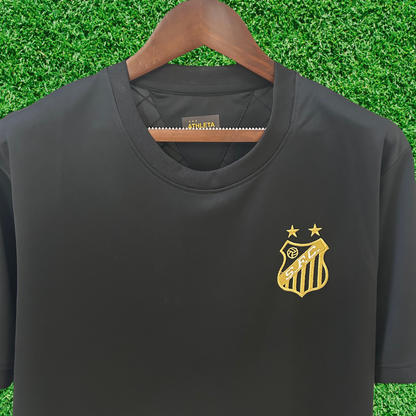 Santos Pelé 1000 Goals Black Jersey 25/26 Fan Version