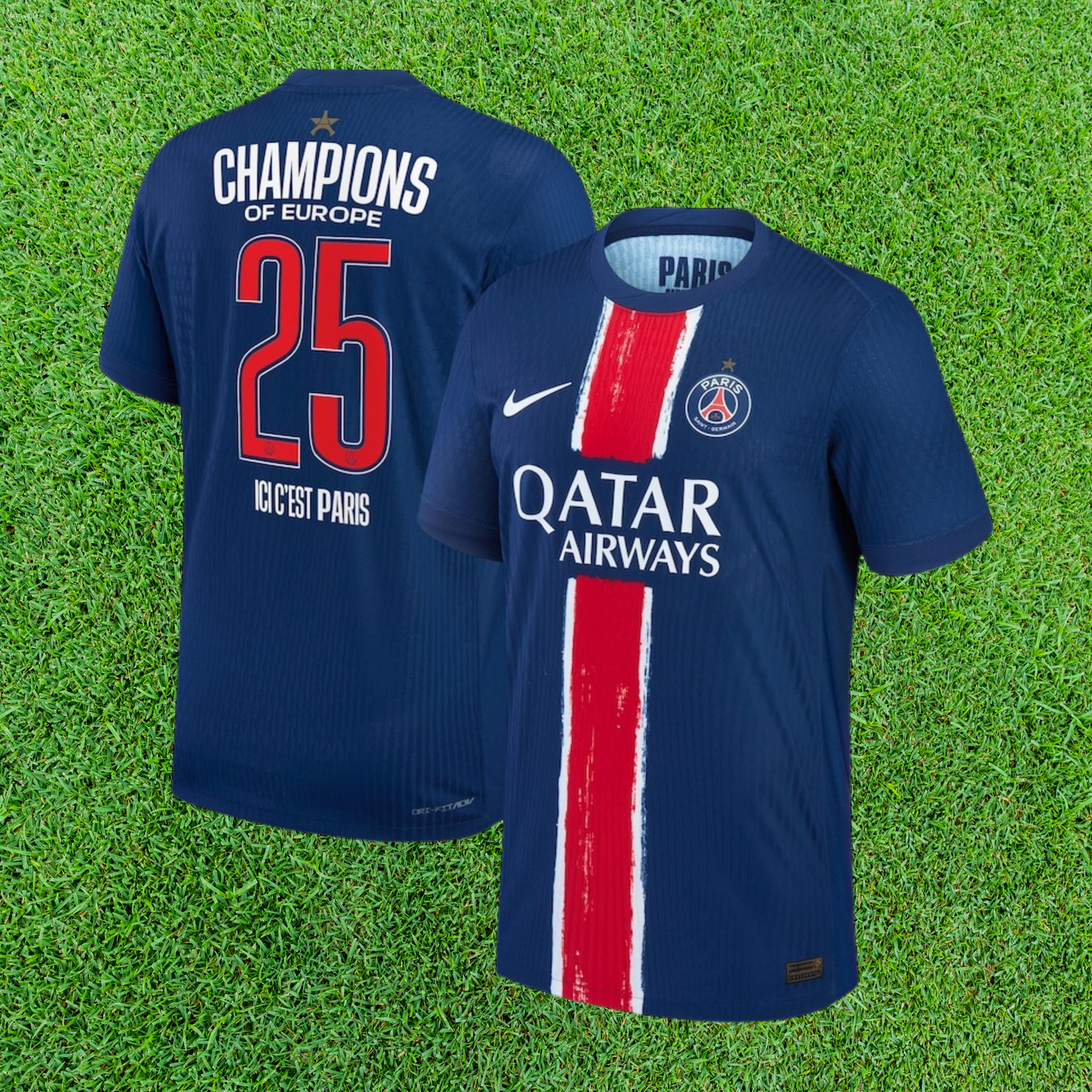 Camisa Paris Saint-Germain F.C (PSG) I Especial Champions 24/25 Torcedor