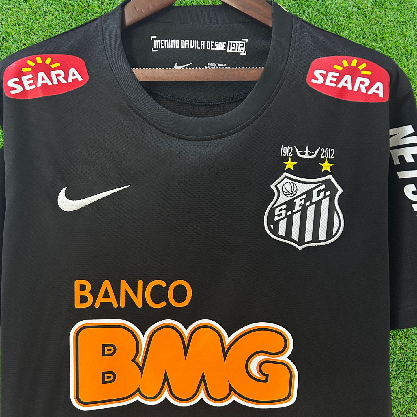 Santos Black Retro Jersey 12/13