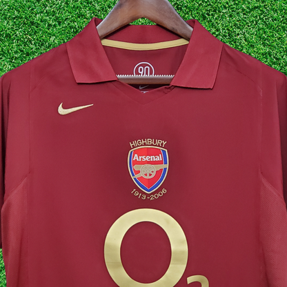 Arsenal Home Shirt 05/06 Retro 