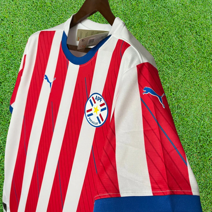 Paraguay Home Jersey 2025 Fan Version 