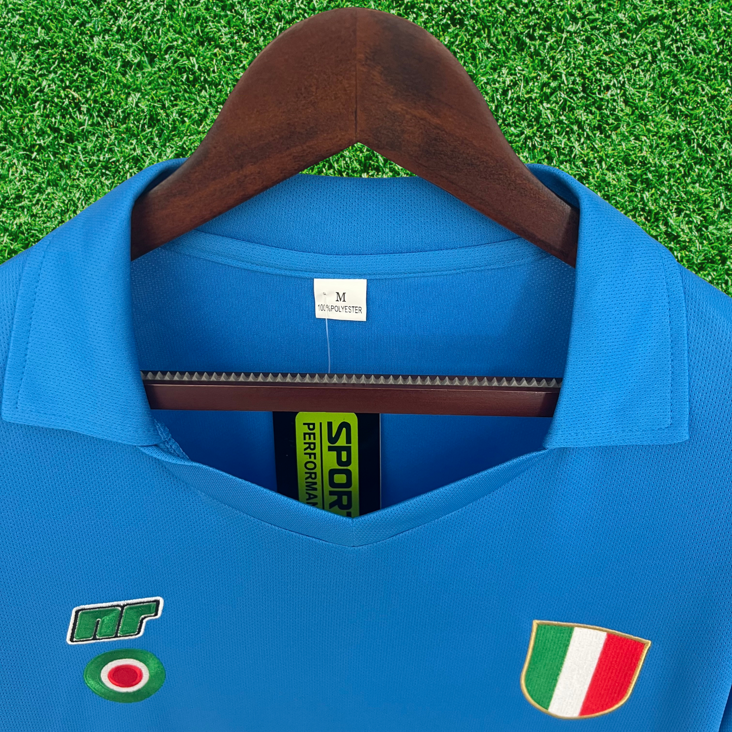 Camiseta de local del SSC Napoli 87/88 Retro Manga Larga 