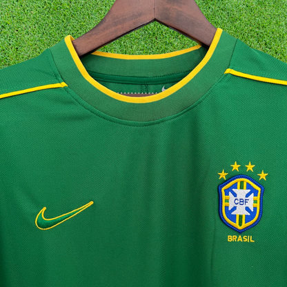 Brazil Goalkeeper Jersey 1998 Retro 