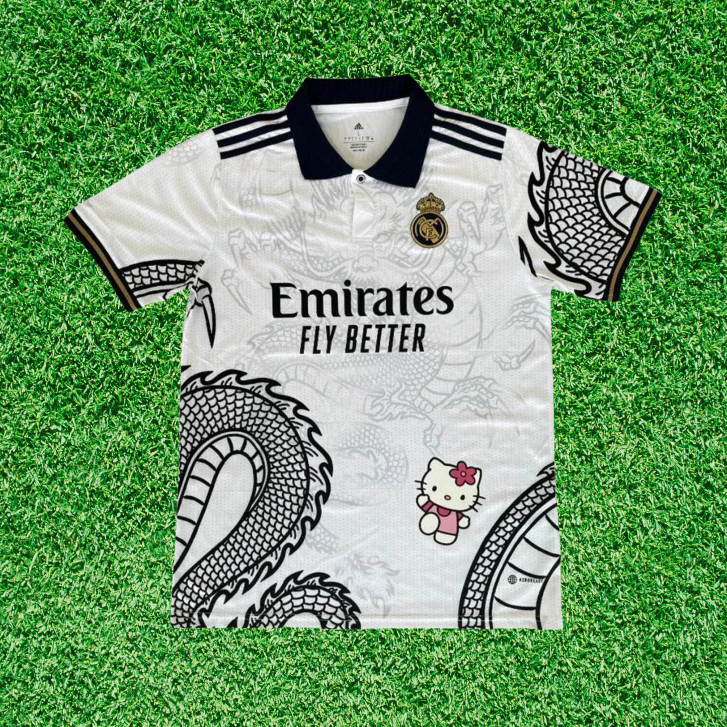 Real Madrid Special Edition White Dragon Jersey 25/26 Fan Version 