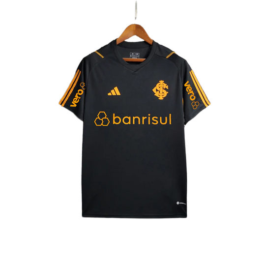 Internacional 23/24 Training Jersey - Black - All Sponsors - Fan Version
