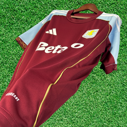 Camiseta local del Aston Villa 25/26, versión para aficionados 