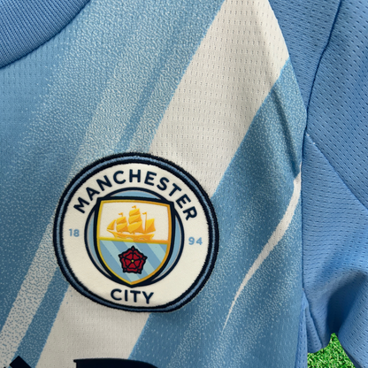 Kit infantil del Manchester City I 25/26 
