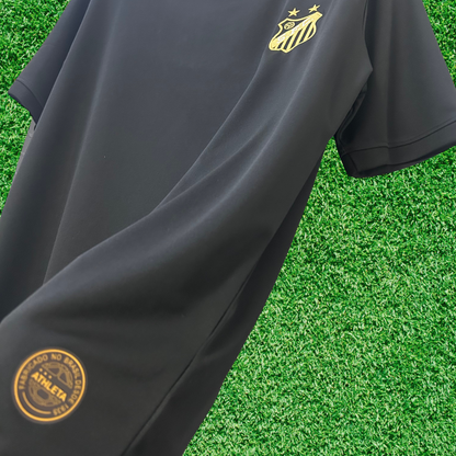 Santos Pelé 1000 Goals Black Jersey 25/26 Fan Version