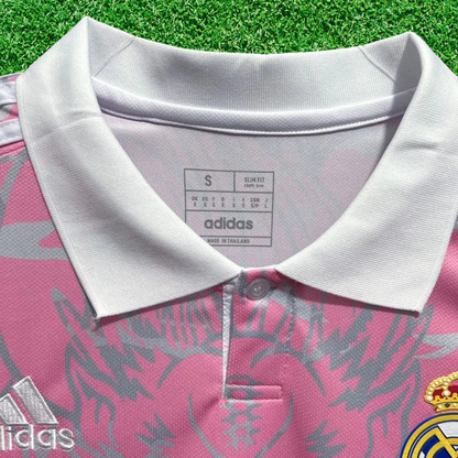 Real Madrid Special Edition Pink Dragon Jersey 25/26 Fan Version 