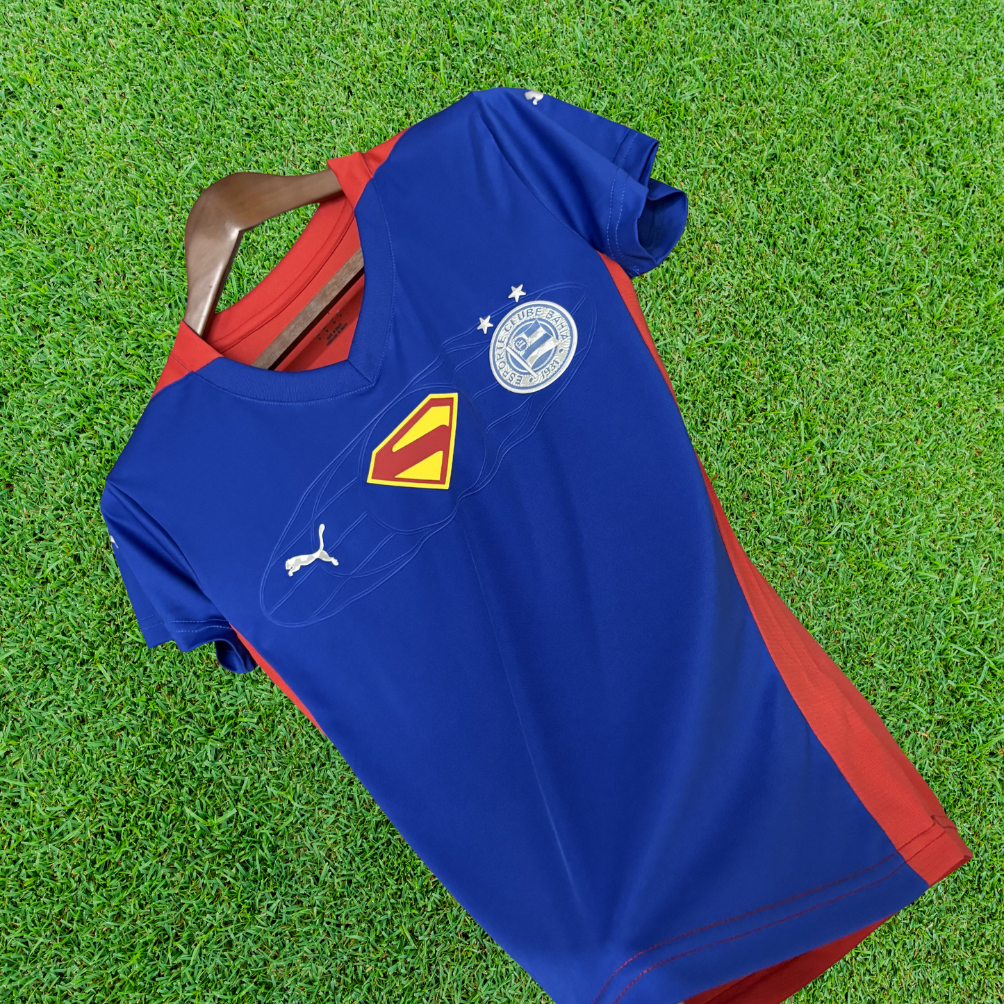 Camiseta de fan de Bahia Superman 25/26 para mujer 