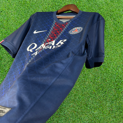 Camiseta local del Paris Saint-Germain FC (PSG) 25/26, versión para aficionados 