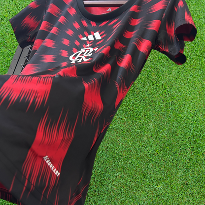 Camisa Flamengo Pré-Jogo 25/26 Feminina Torcedor