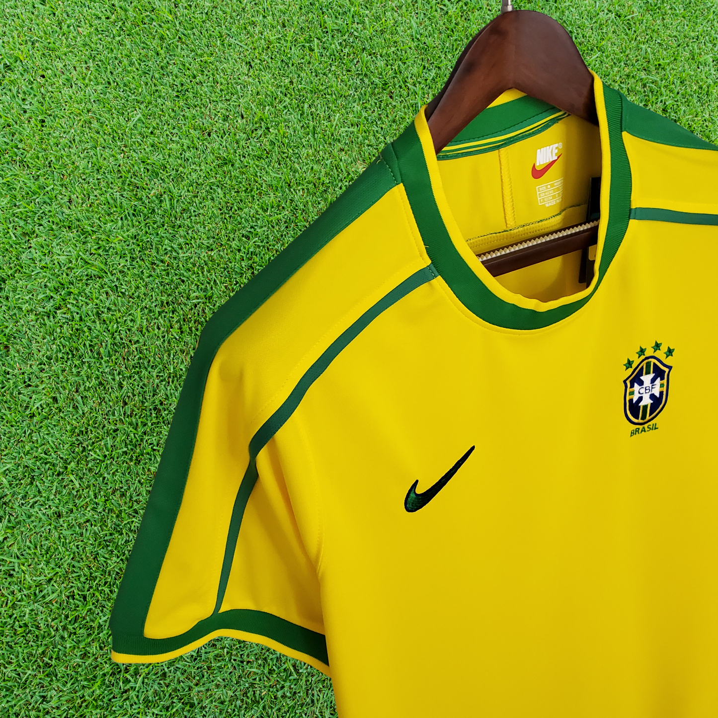 Brazil Home Jersey 1998 Retro