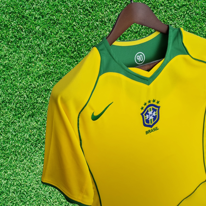Brazil Home Jersey 2004 Retro 