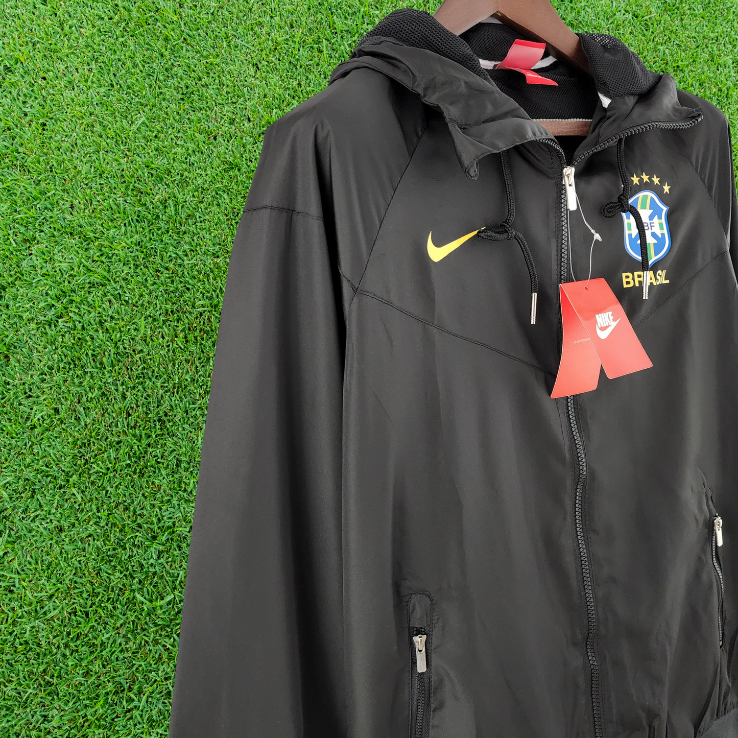 Brazil Black Windbreaker