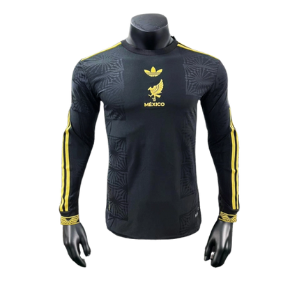 Mexico 25/26 Gold Cup Edition Jersey - Black - Long Sleeve