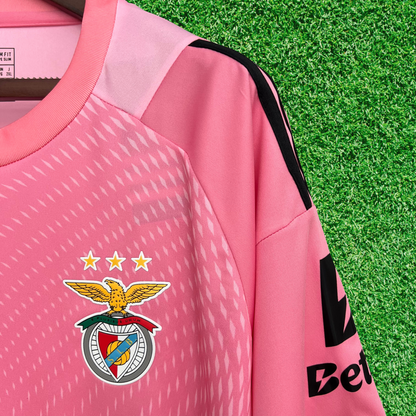 SL Benfica Goalkeeper Jersey, Pink, 25/26, Fan Version 
