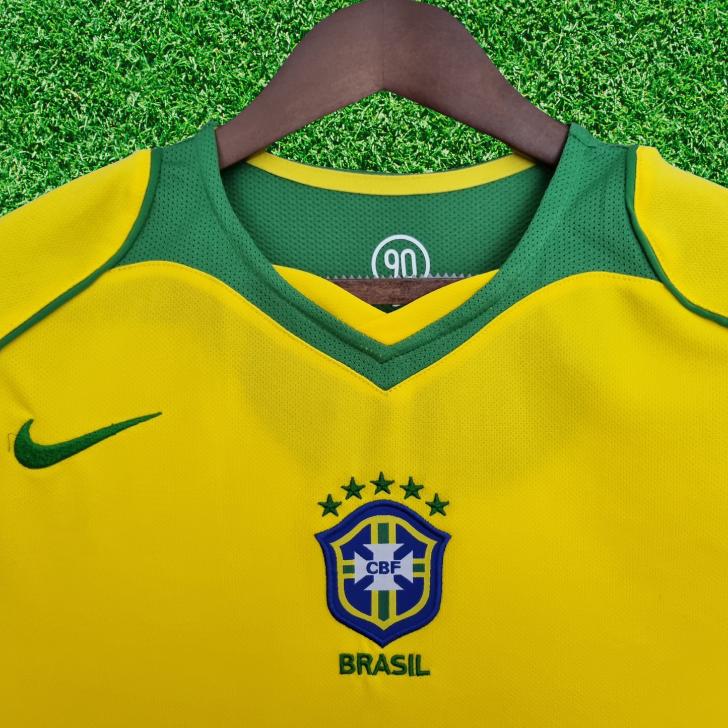 Brazil Home Jersey 2004 Retro 