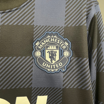 Camisa Manchester United II 13/14 Retrô Manga Longa