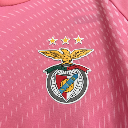 SL Benfica Goalkeeper Jersey, Pink, 25/26, Fan Version 