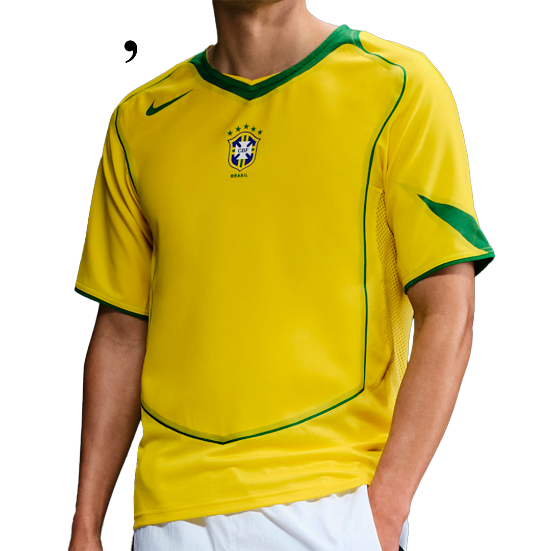 Brasil 2004 | Camiseta de local - Versión retro 