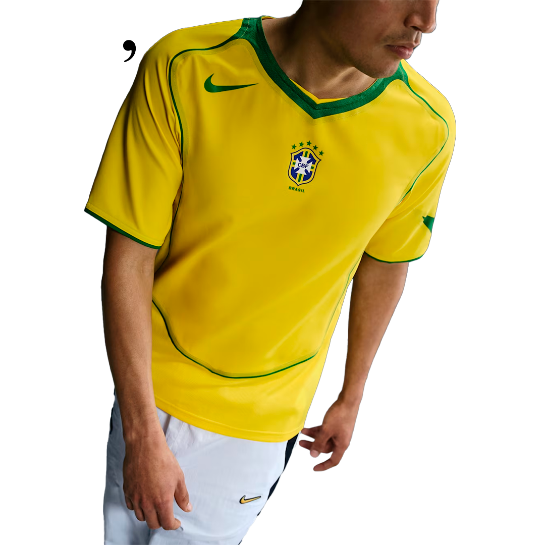 Brasil 2004 | Camiseta de local - Versión retro 