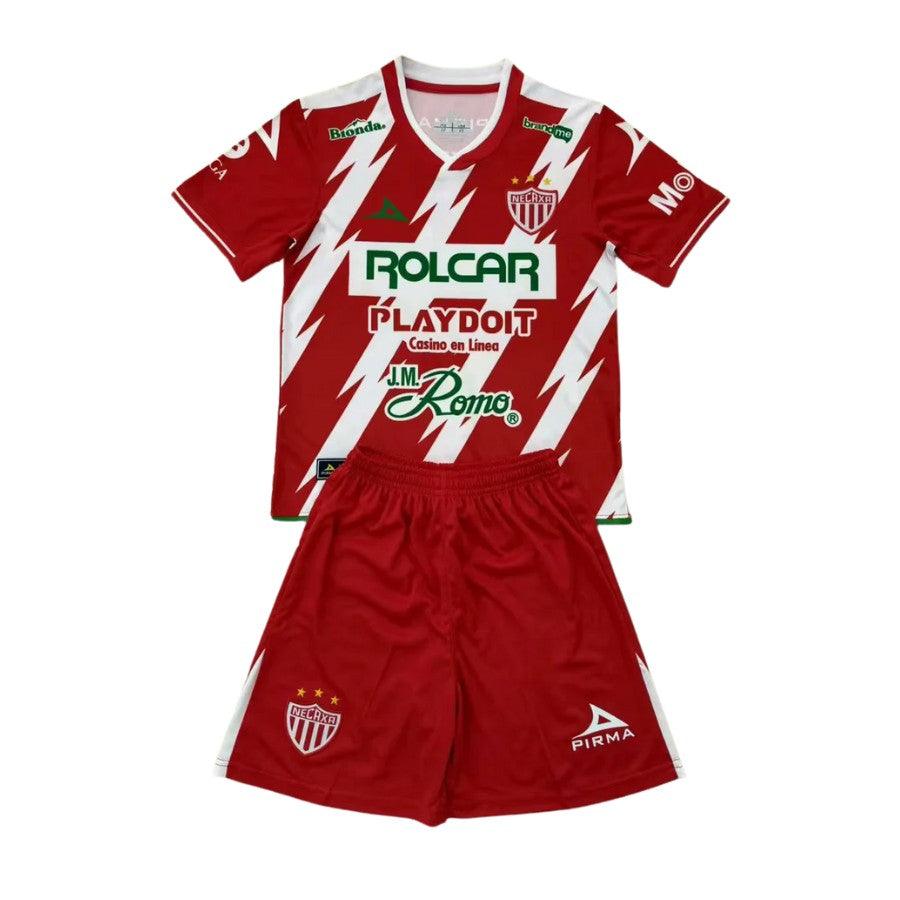 Kit Kids Club Necaxa Camiseta Local Fan 2024/25 