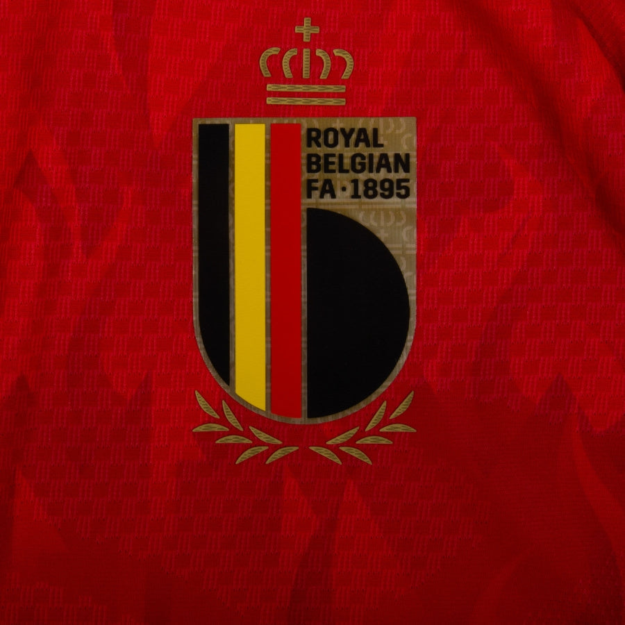 Camiseta de jugador auténtica de Bélgica (talla local) [Ajuste ajustado] Camiseta de jugador [Ajuste ajustado] Camiseta de jugador Copa del Mundo 2026