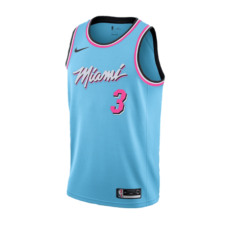Miami Heat Dwyane Wade Nike City Edition - Blue