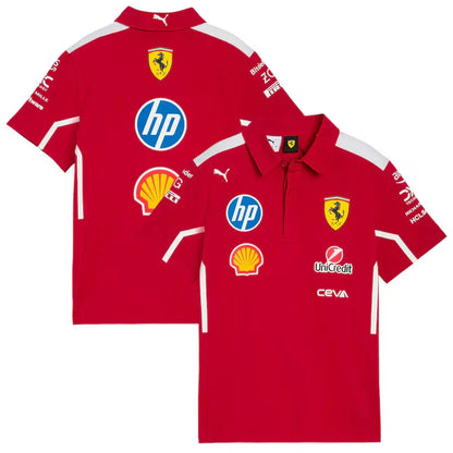Scuderia Ferrari 2025 F1 Team Polo Formula 1 F1