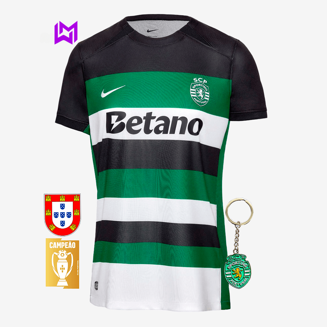 Camisola Feminina Sporting Principal 2024/25 - ÚLTIMAS UNIDADES! 🔥💚