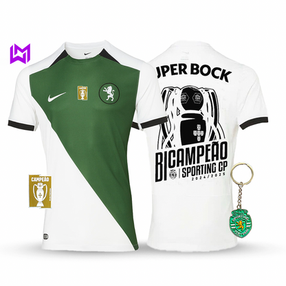 Camisola Sporting Stromp BICAMPEÃO 2024/25 - MODELO EXCLUSIVO! 🦁🏆