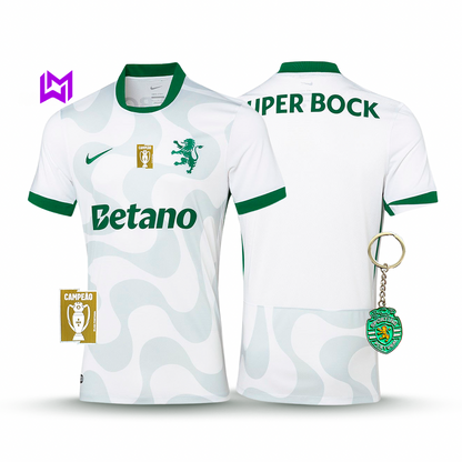 Camisola Sporting Alternativa Branca 2025/26 - LANÇAMENTO! 🔥💚