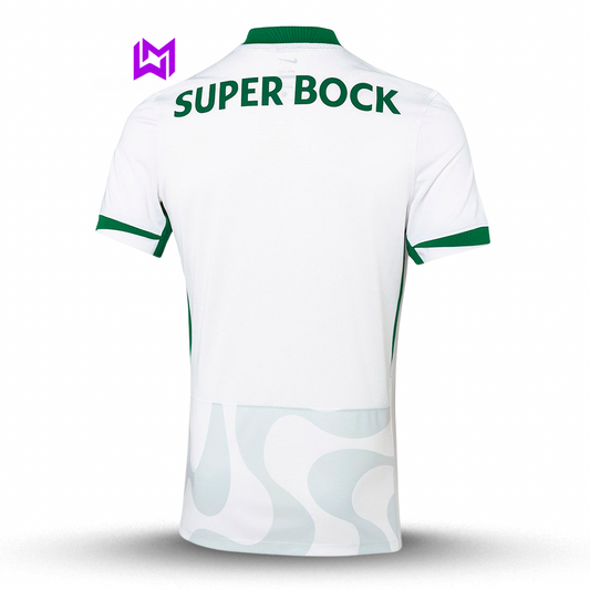 Camisola Sporting Alternativa Branca 2025/26 - LANÇAMENTO! 🔥💚