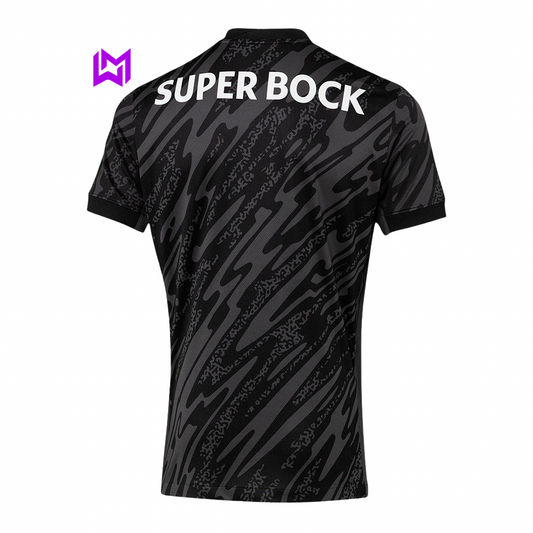 Camisola Sporting Guarda-Redes Preta 2025/26 - ÚLTIMAS UNIDADES! 🔥💚