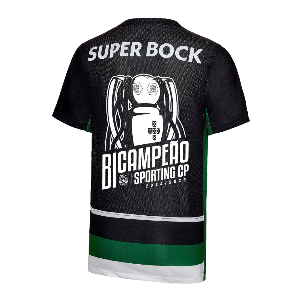 Camiseta de local del Sporting, bicampeón 2024/25 - ¡Modelo exclusivo! 🦁🏆 