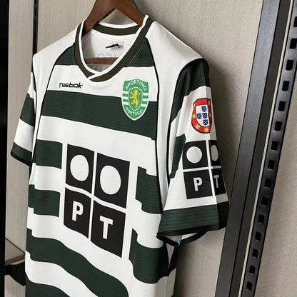Camisola Sporting Retro 2001/03 - Modelo Exclusivo! 🇵🇹