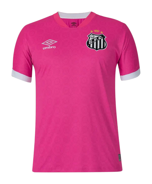 Santos 23/24 Pink October Edition Jersey - Fan Version