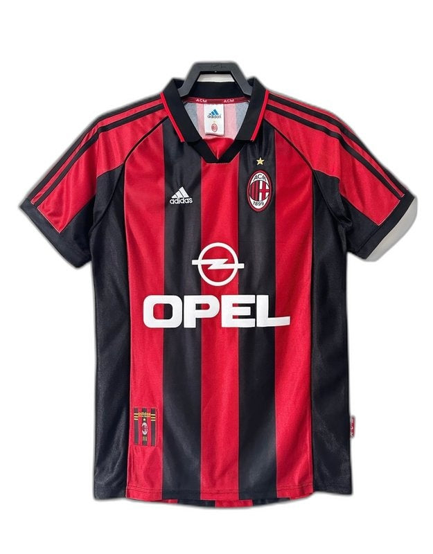 Camiseta local del AC Milan 98/99 - Versión retro