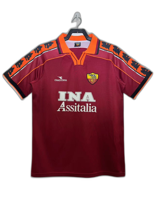 AS Roma 98/99 I Home Jersey - Retro Version