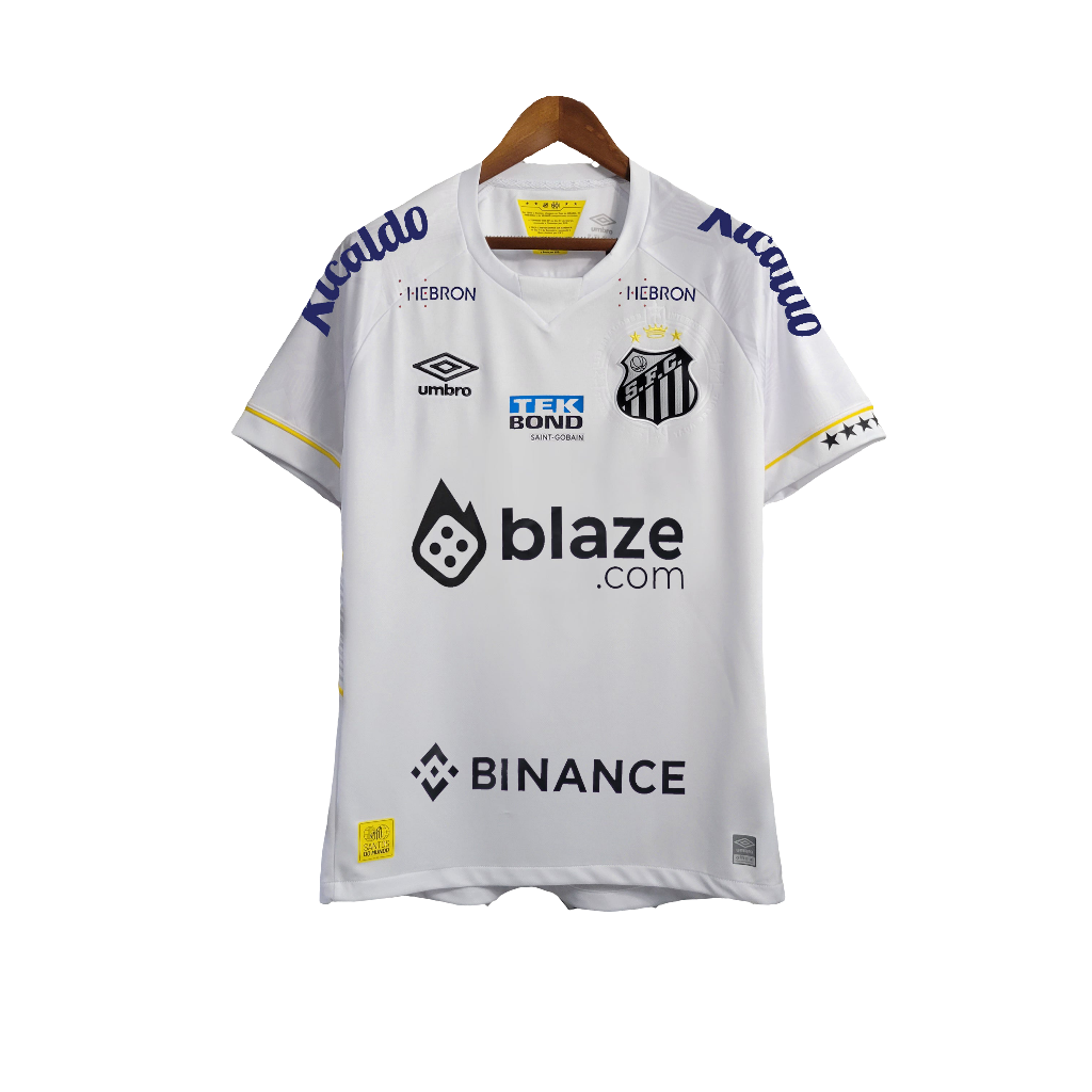 Camiseta local del Santos 23/24 - Todos los patrocinadores - Versión para aficionados