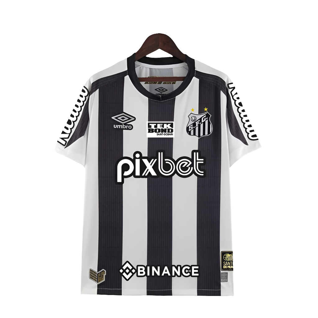 Camiseta visitante del Santos 22/23 II - Todos los patrocinadores - Versión para aficionados