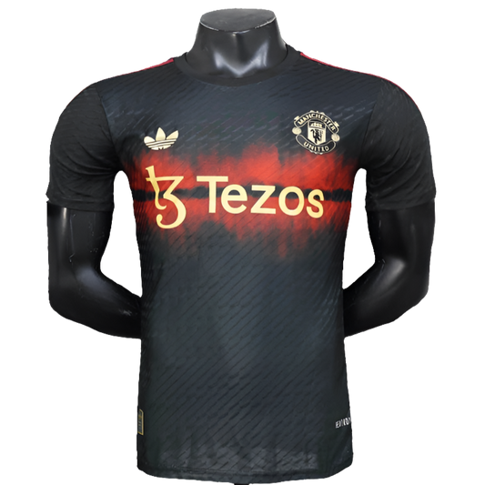 Manchester United 25/26 Training Jersey - Black - Player Version