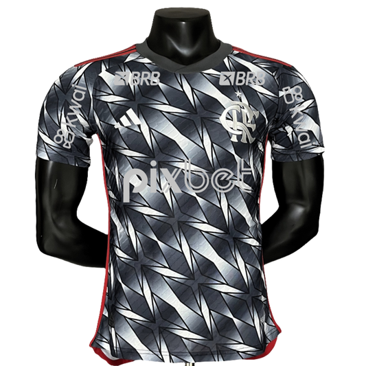 Tercera camiseta del Flamengo 24/25 - Todos los patrocinadores - Versión para el jugador